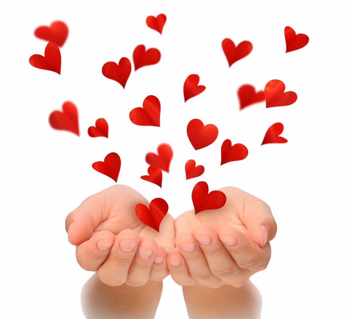 Красивое сердце в руках