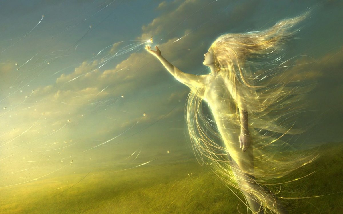 Девушка ветер фэнтези