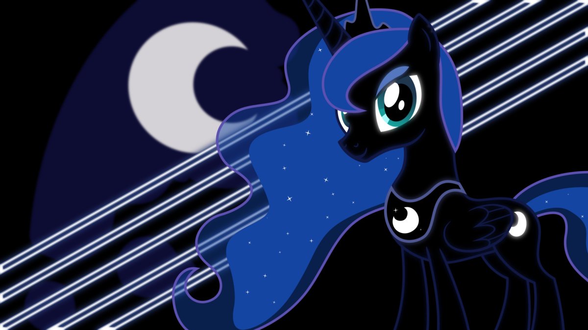 Принцесса Луна неон