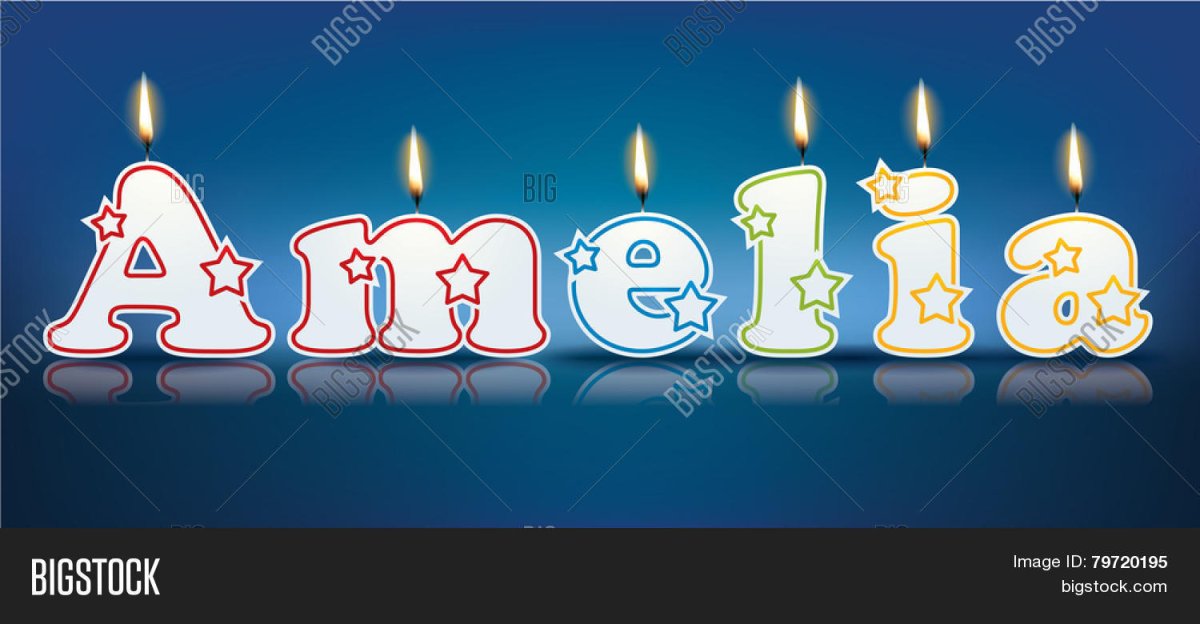 Волшебная надпись Амелия