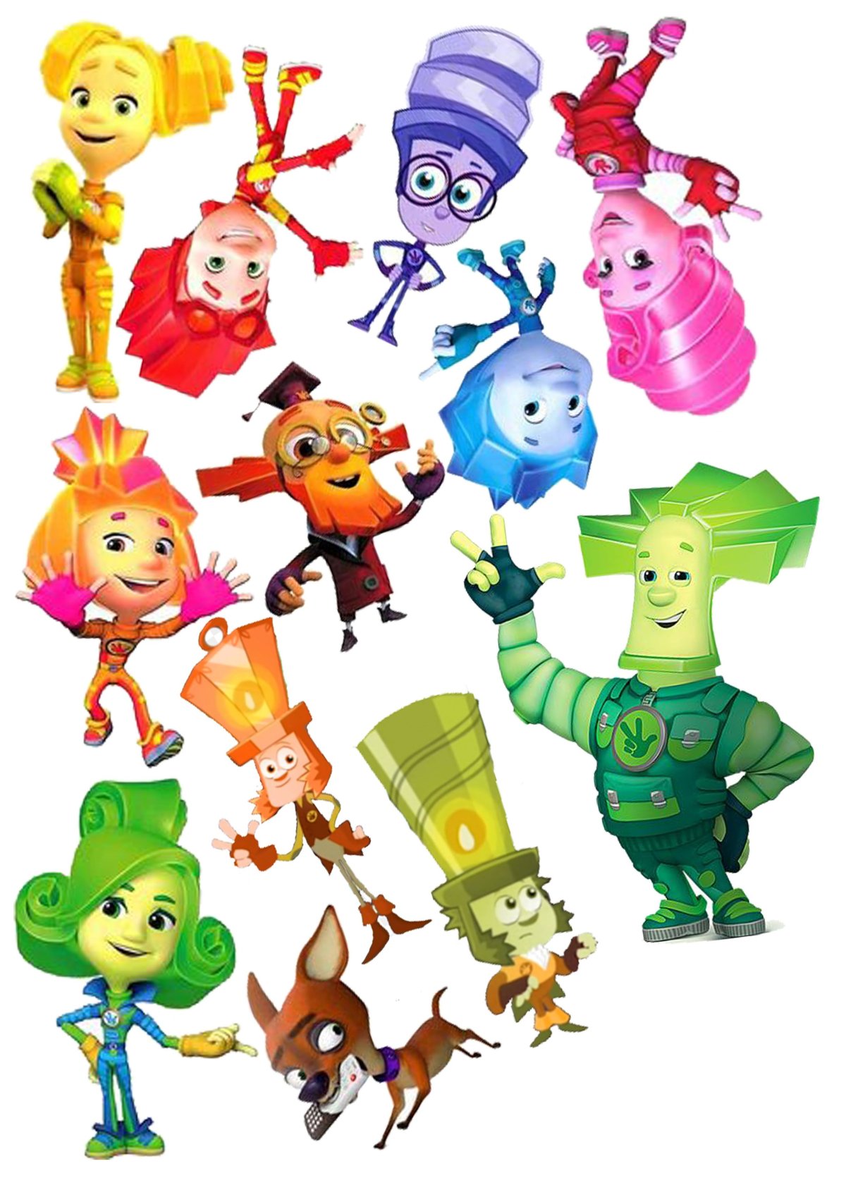 Фиксики для печати