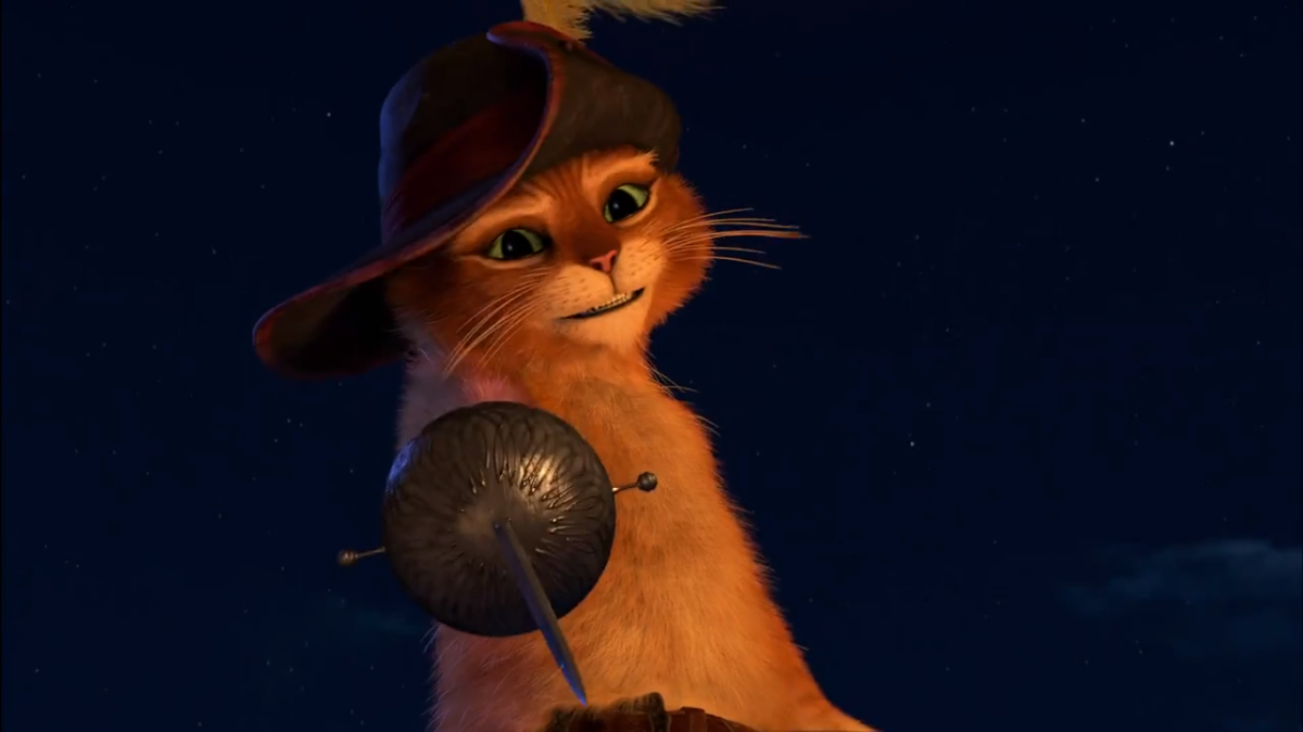 Шрек кот в сапогах милые глазки