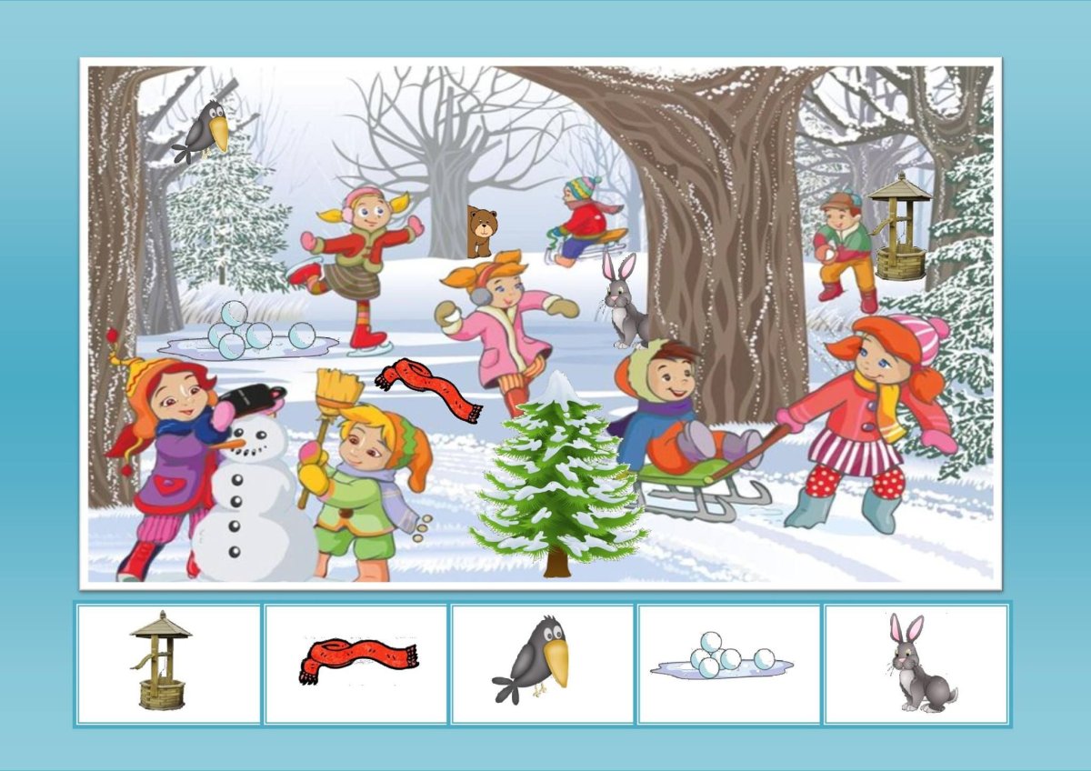 Зима для детей в детском саду