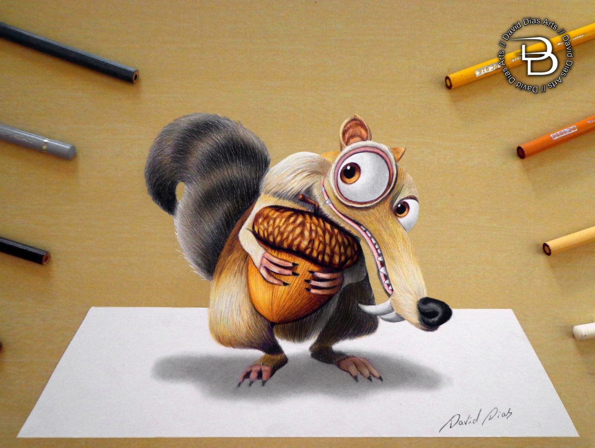 Белка Скрэтти из ледникового периода