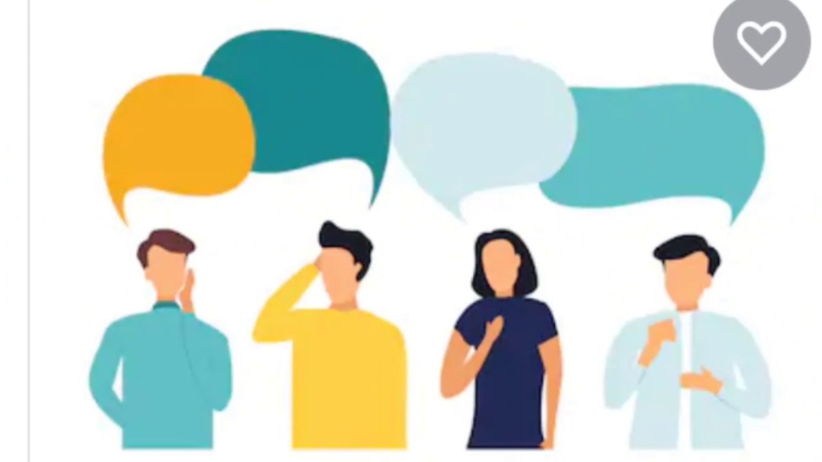 Флет иллюстрация где человек говорит