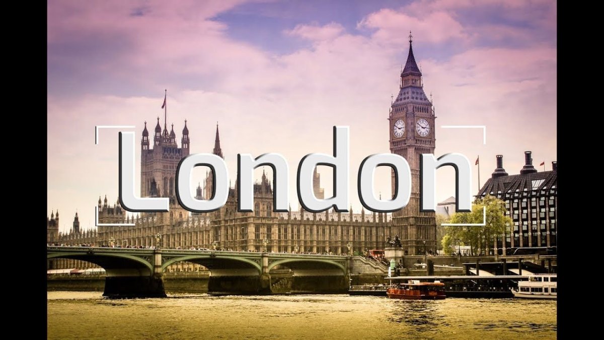 Лондон с надписью Лондон