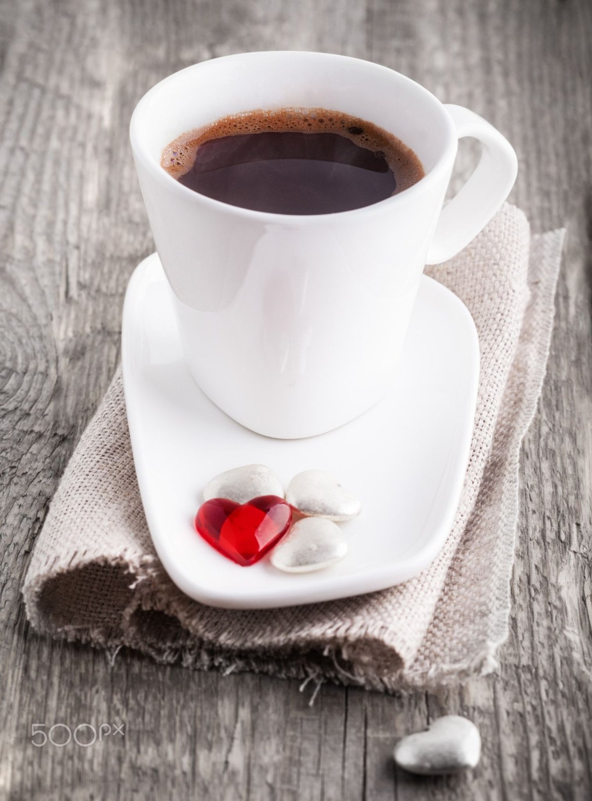 Доброе утро кофе с сердечком