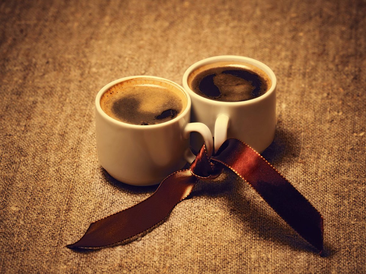 Кофе две чашки красиво