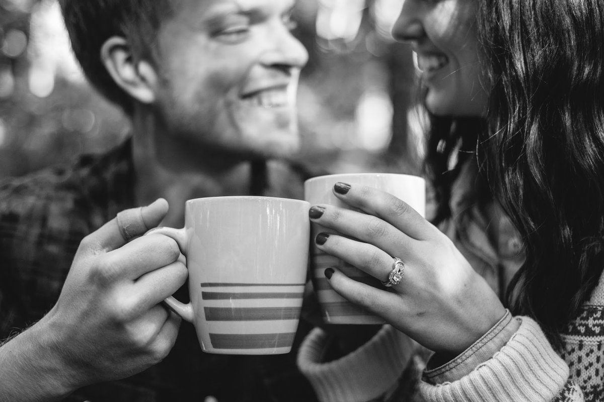 Пара с кофе