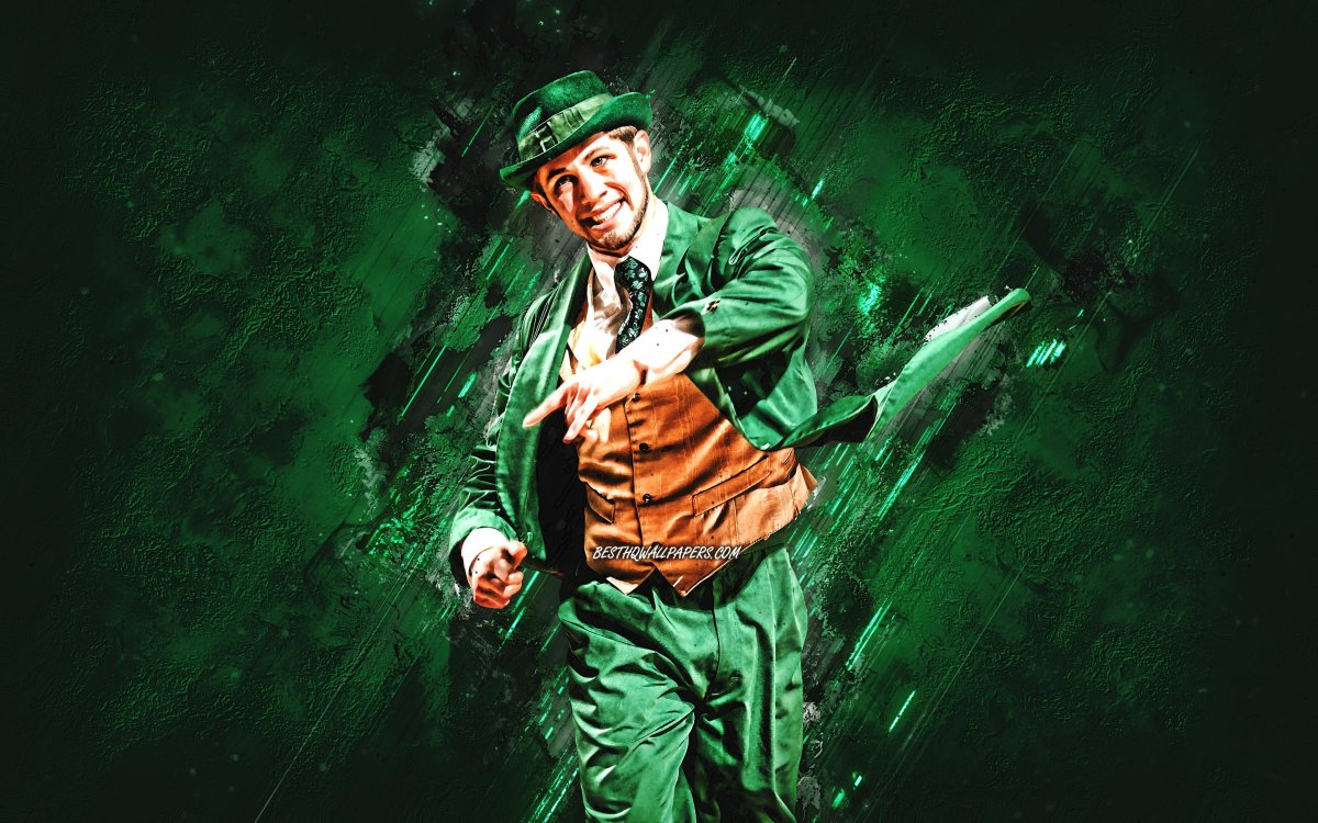 Ирландское зеленое платье