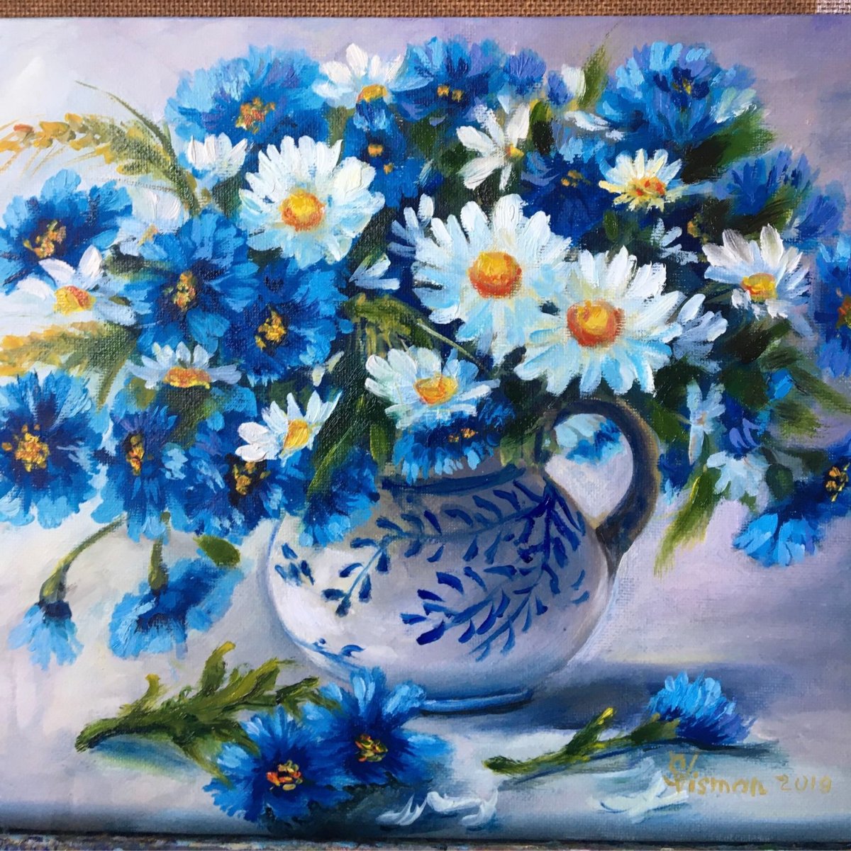 Доброе утро с васильками