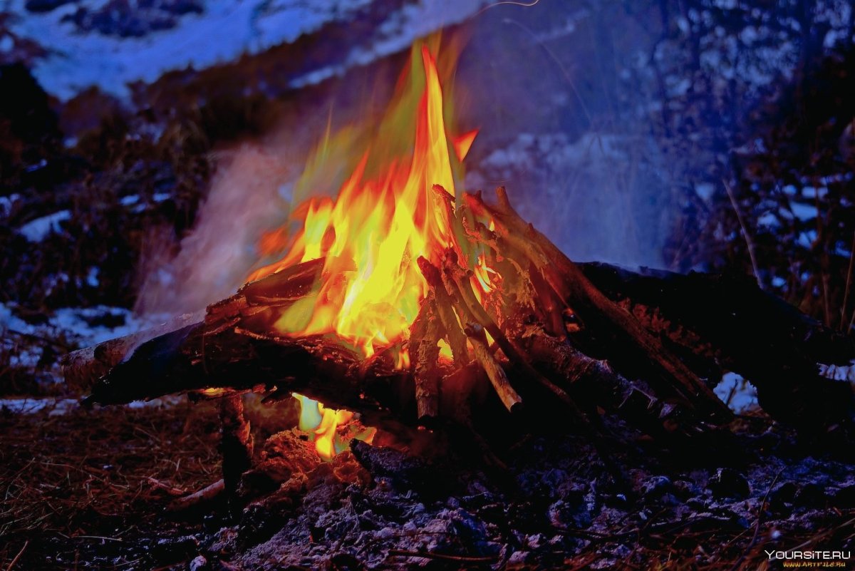 Огонь на природе
