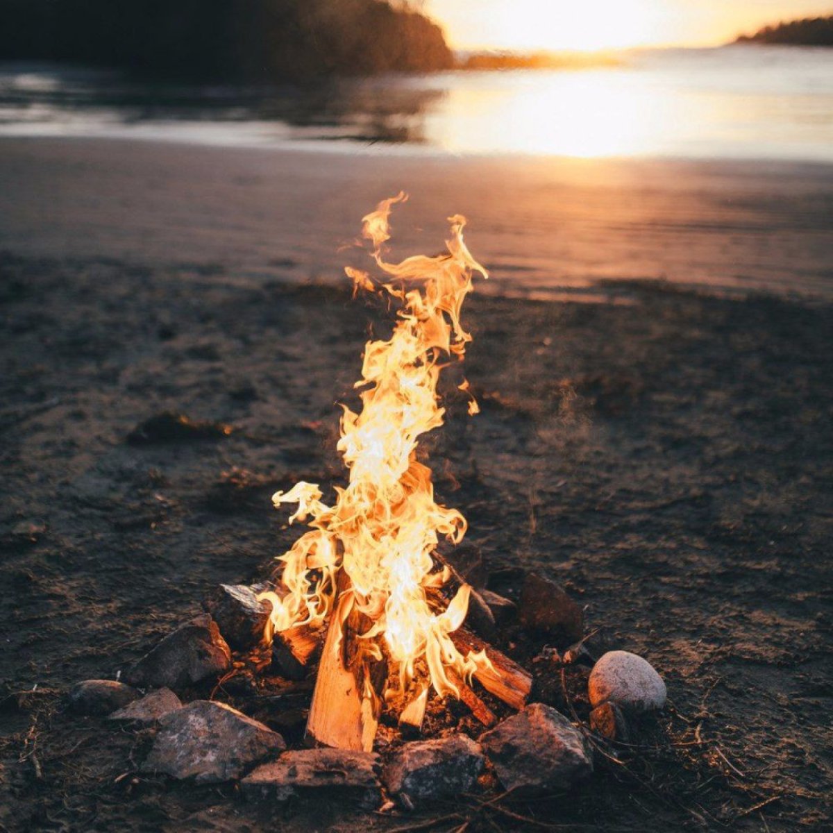 Красивый костер