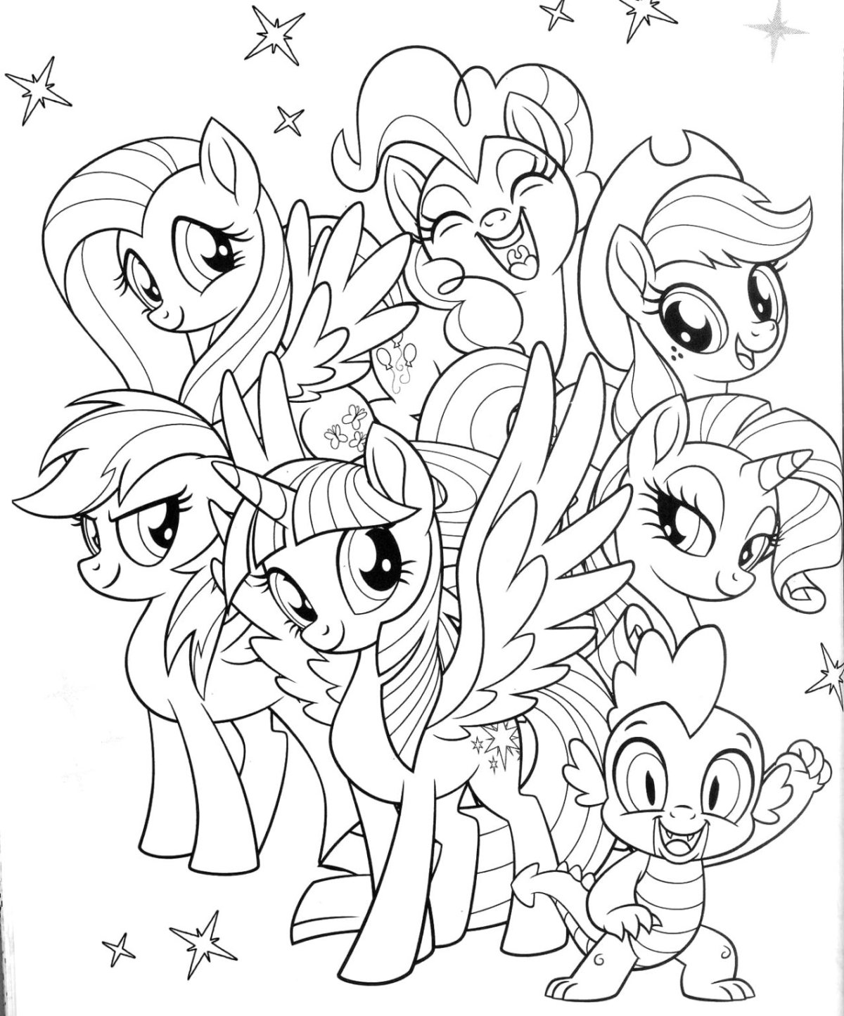 Раскраска my little Pony Санни