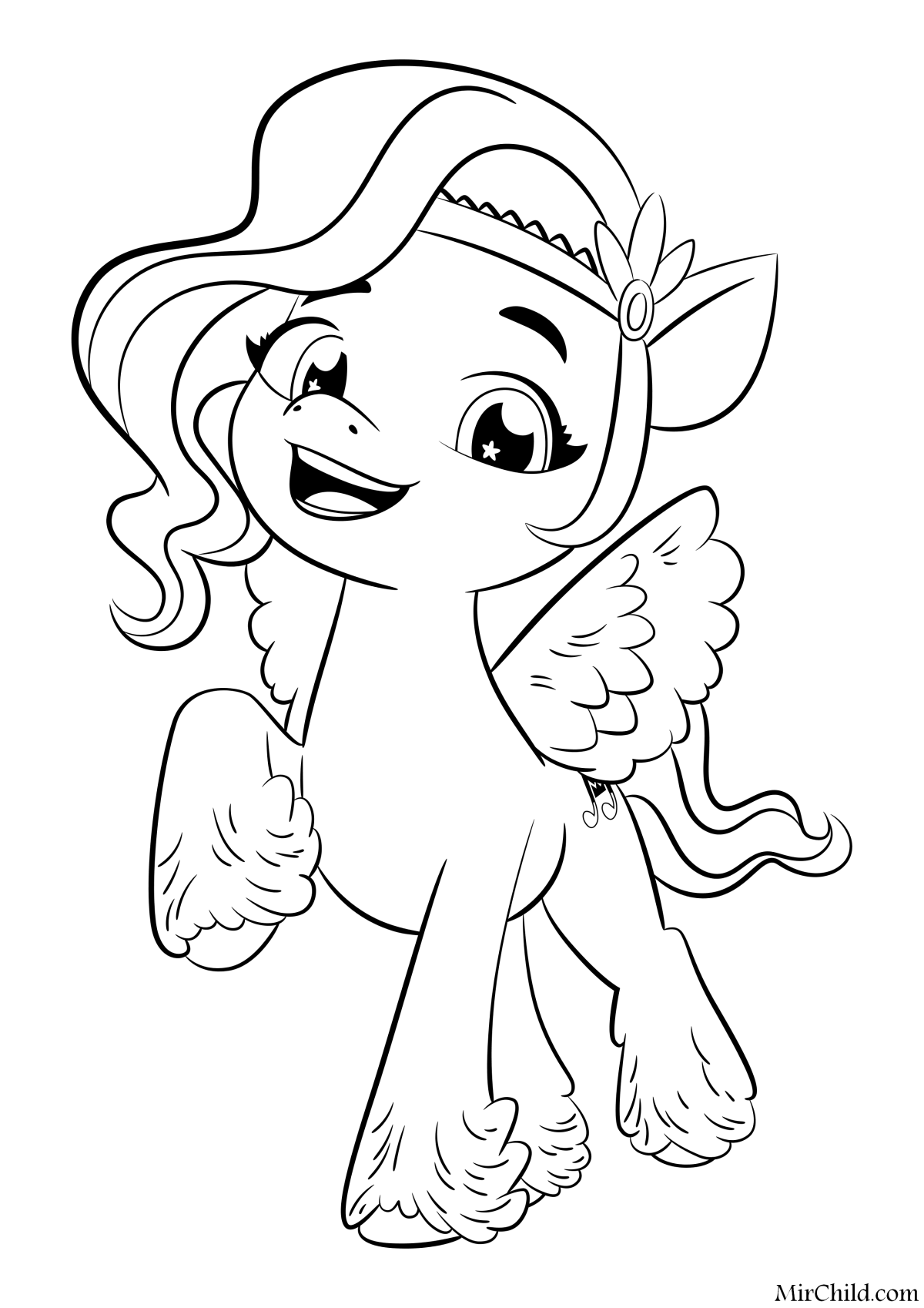 Новые пони раскраска