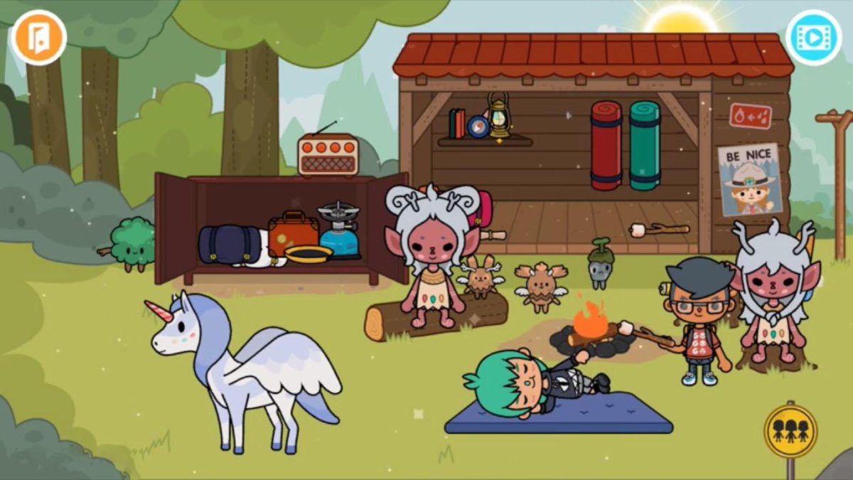 Игра toca World конюшня