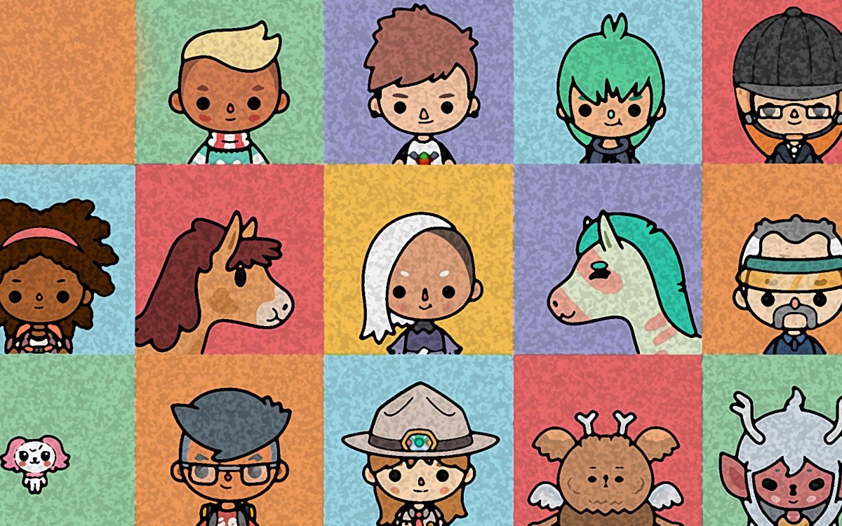 Тока бока персонажи маленькие