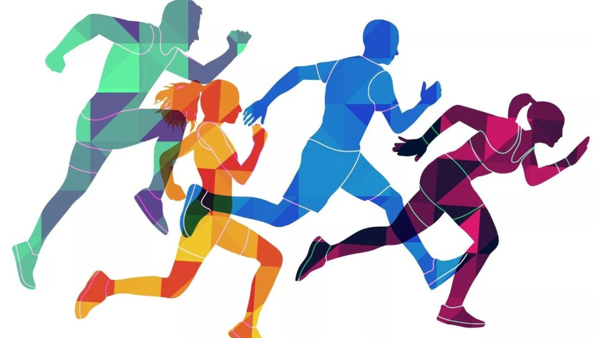 Стилизованные спортсмены