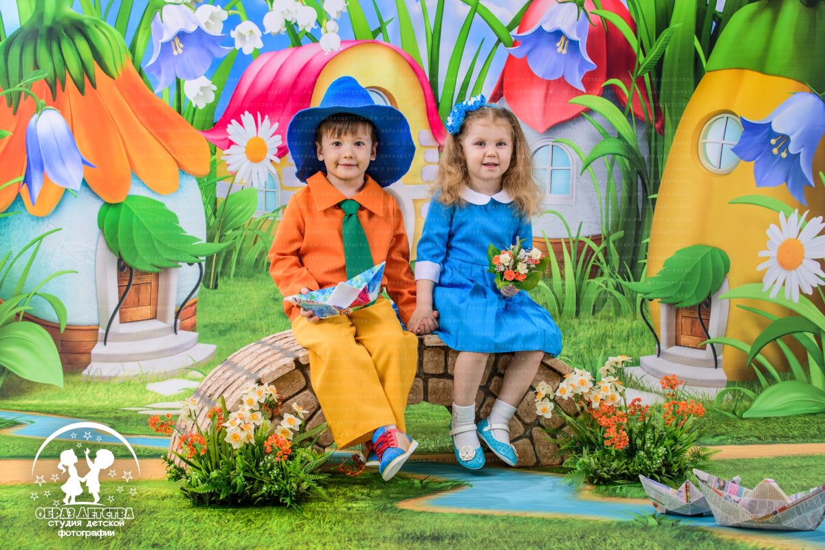 Незнайка в цветочном городе