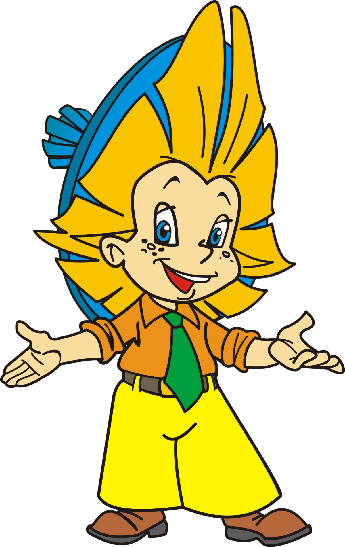 Незнайка на белом фоне