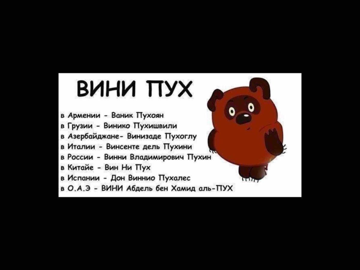 Смешные анекдоты про Винни пуха