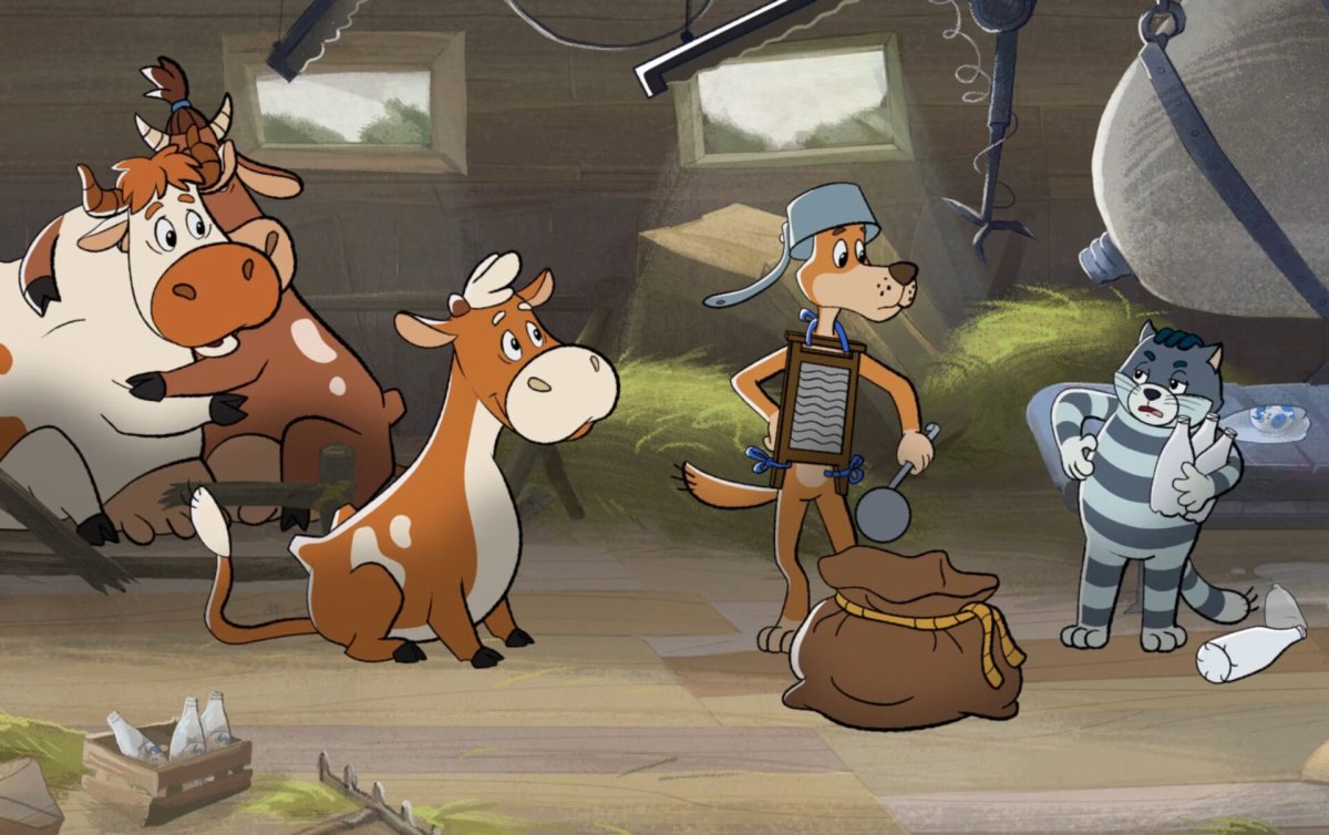 Теленок Гаврюша Простоквашино