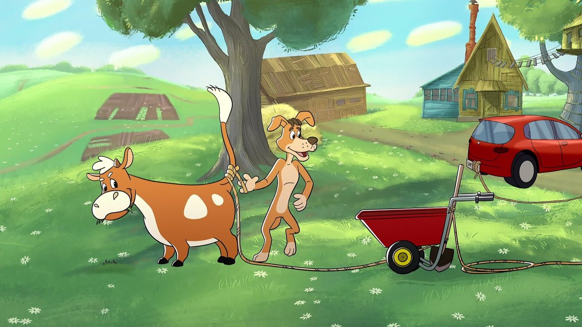 Теленок Гаврюша Простоквашино