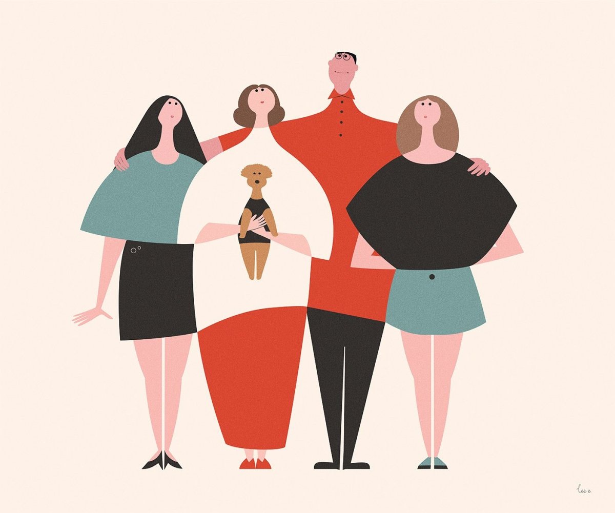 Человек в иллюстраторе