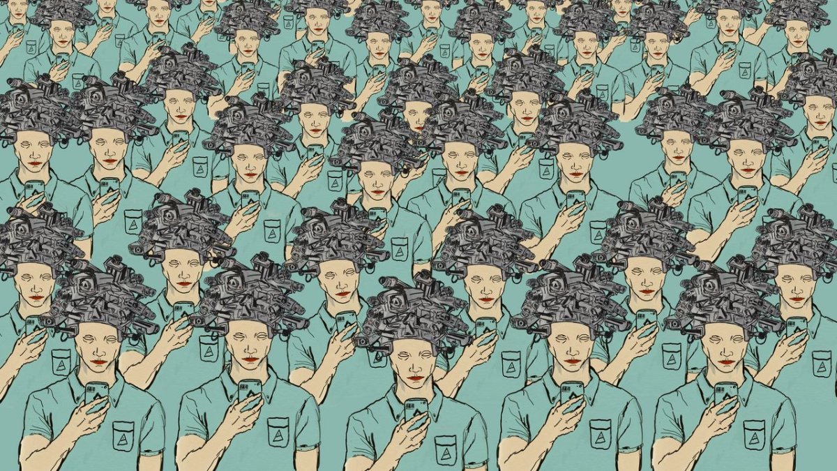 Одинаковые люди арт