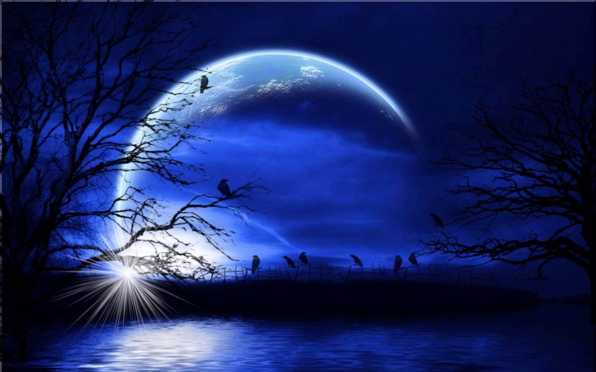 Лунная река