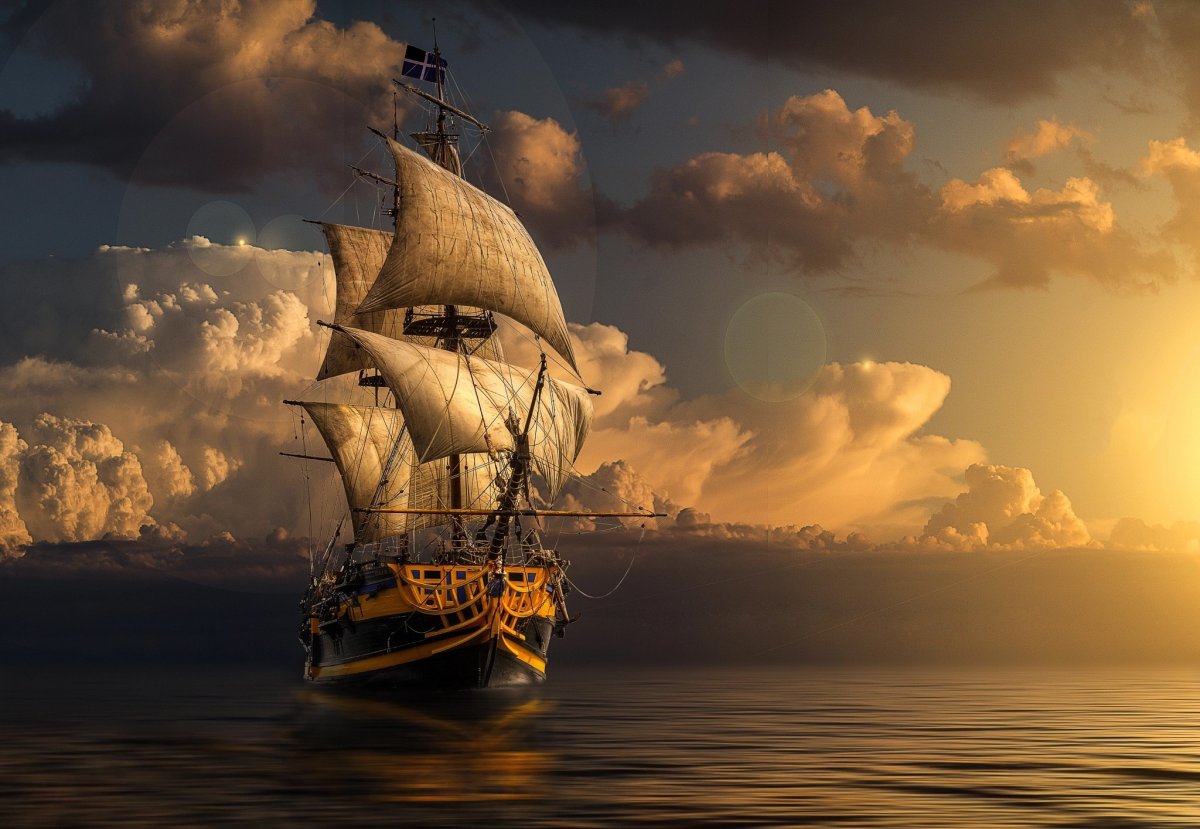 Старинные корабли