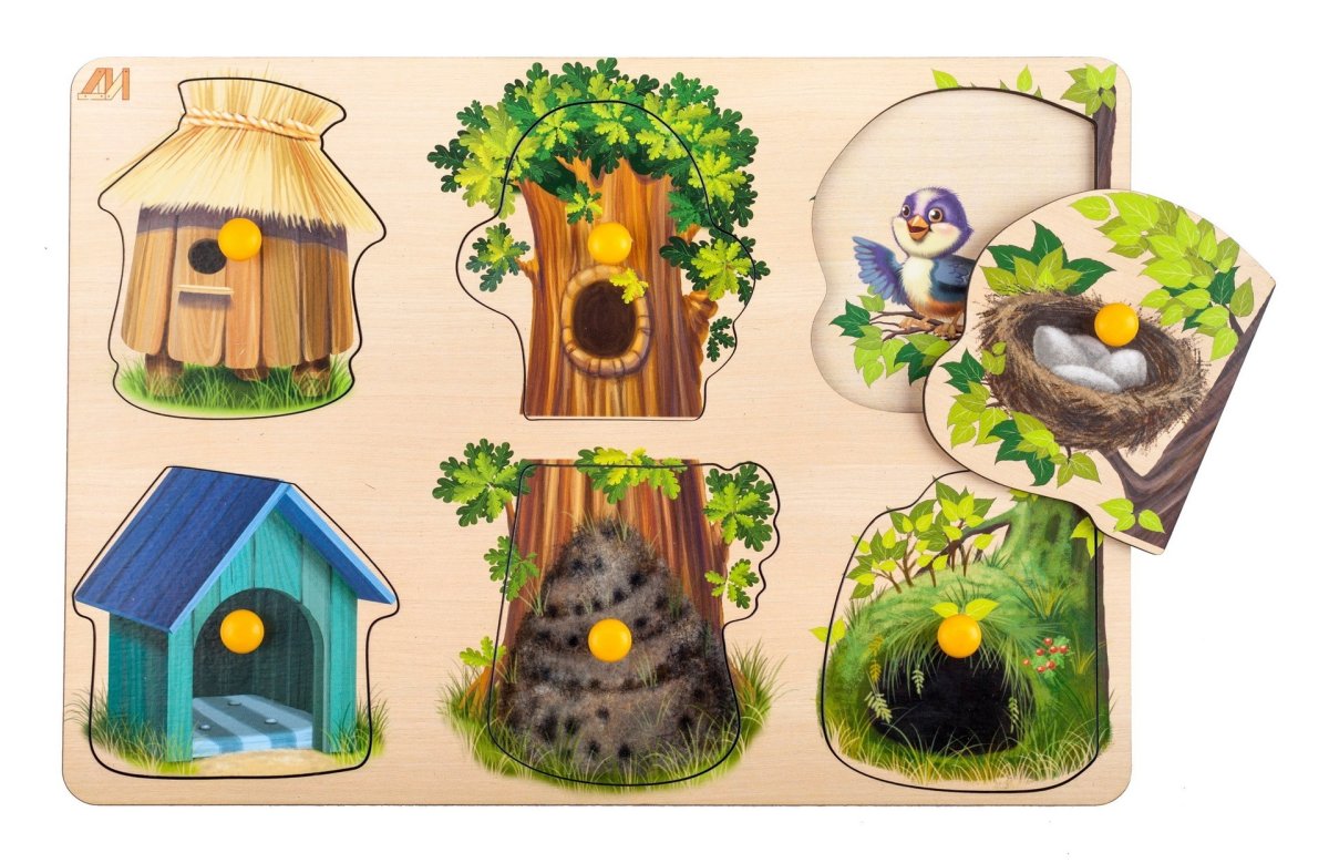 : «Кто в каком домике живет» т.с.Комарова с.45