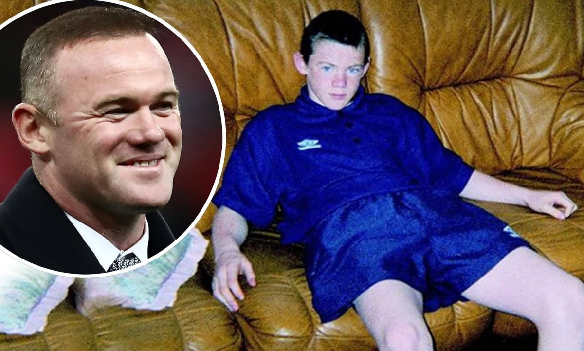 Уэйн Руни с братьями детство