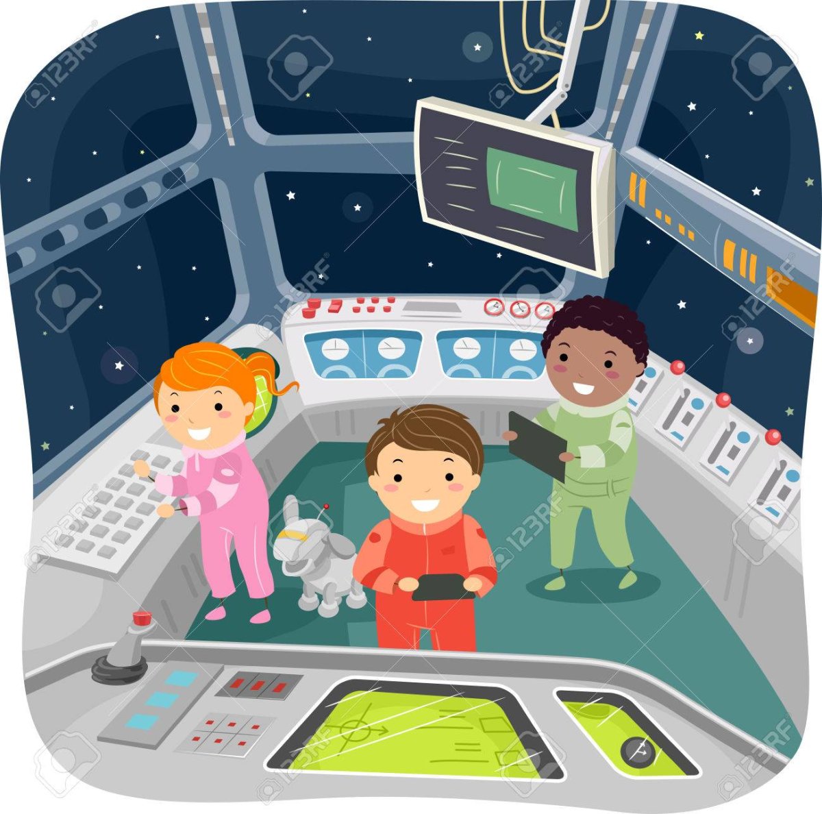 Мультяшные лаборатория