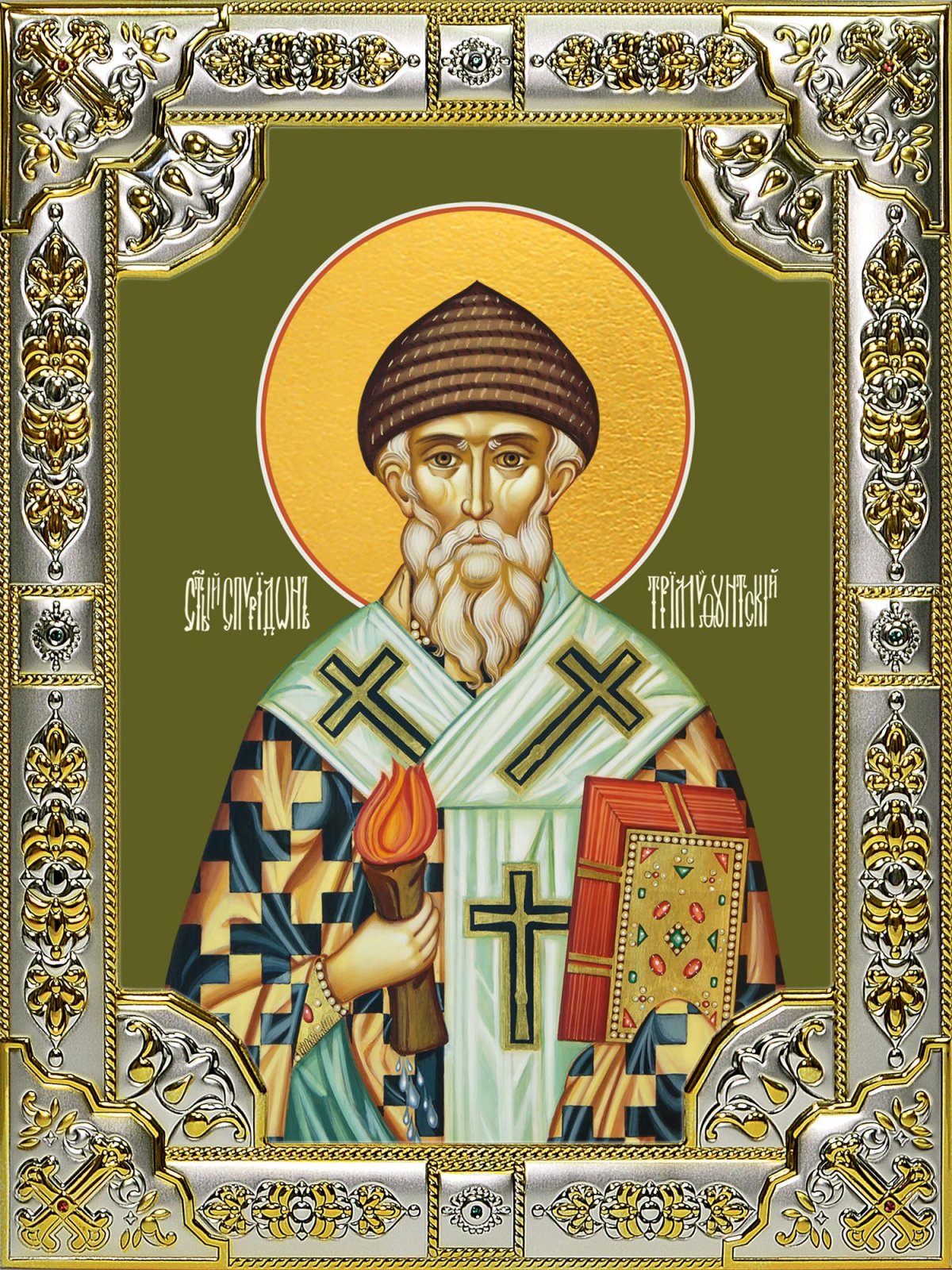 Святитель Спиридон Тримифунтский фреска