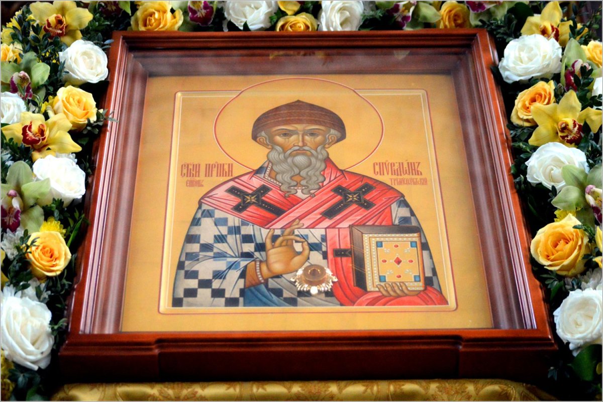 Икона день памяти святителя Спиридона Тримифунтского, Чудотворца