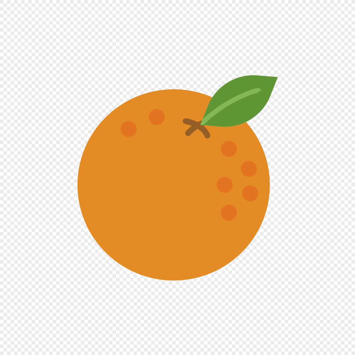 Апельсин Flat