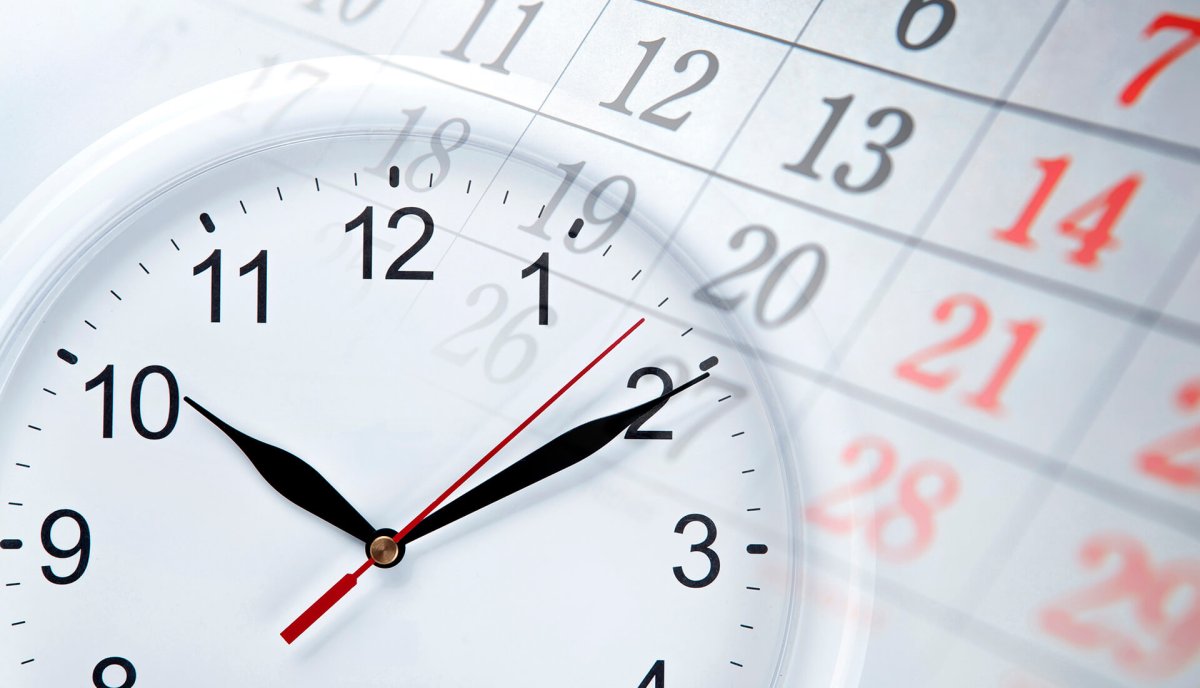 Фон с часами