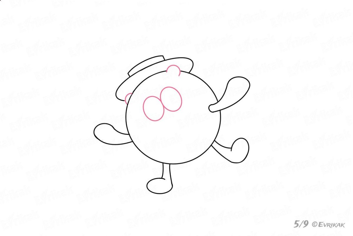 Крош для срисовки