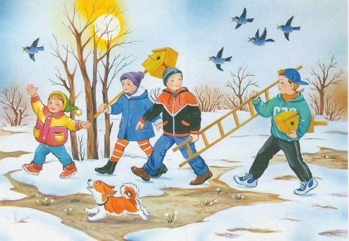 Картина м.г. Пишвановой «ранняя Весна»