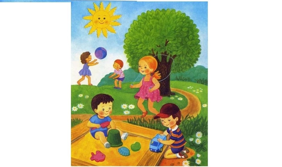 Картина лета для детей