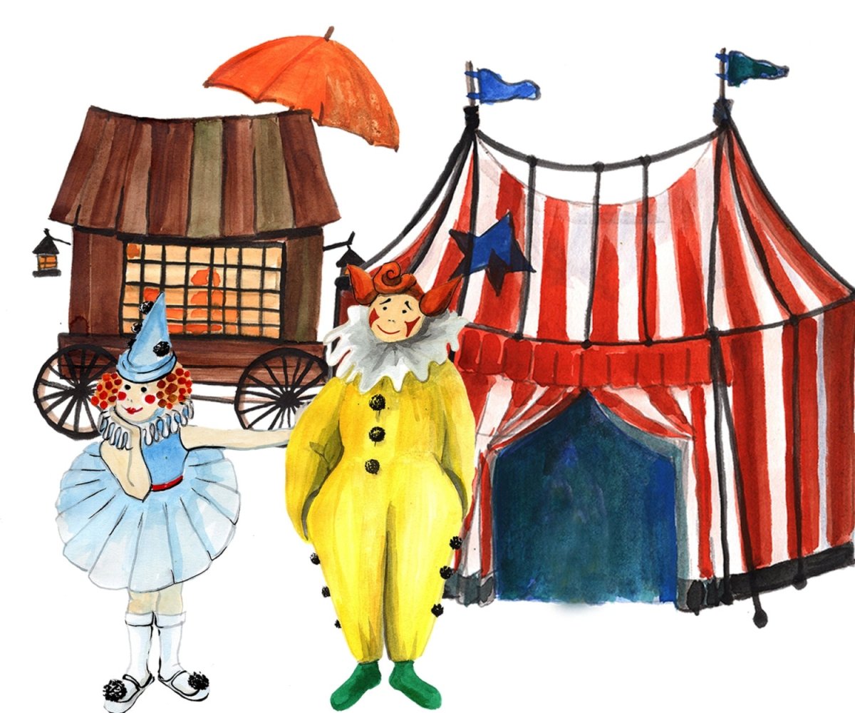 Афиша цирка нарисовать