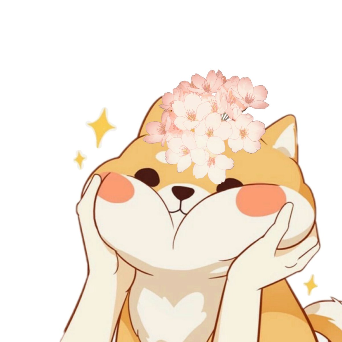 Милые кавайные котики Стикеры