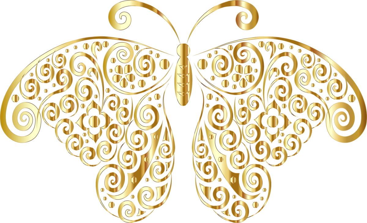 Бабочка на темном фоне