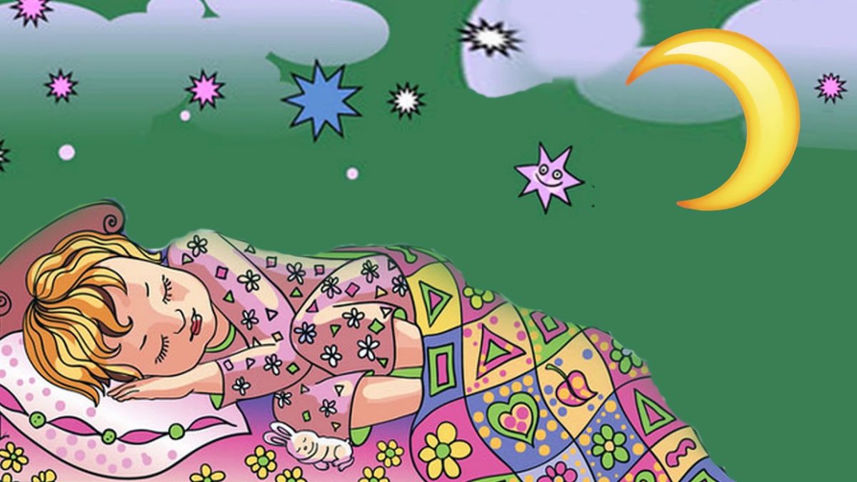 Спящий ребенок в колыбели