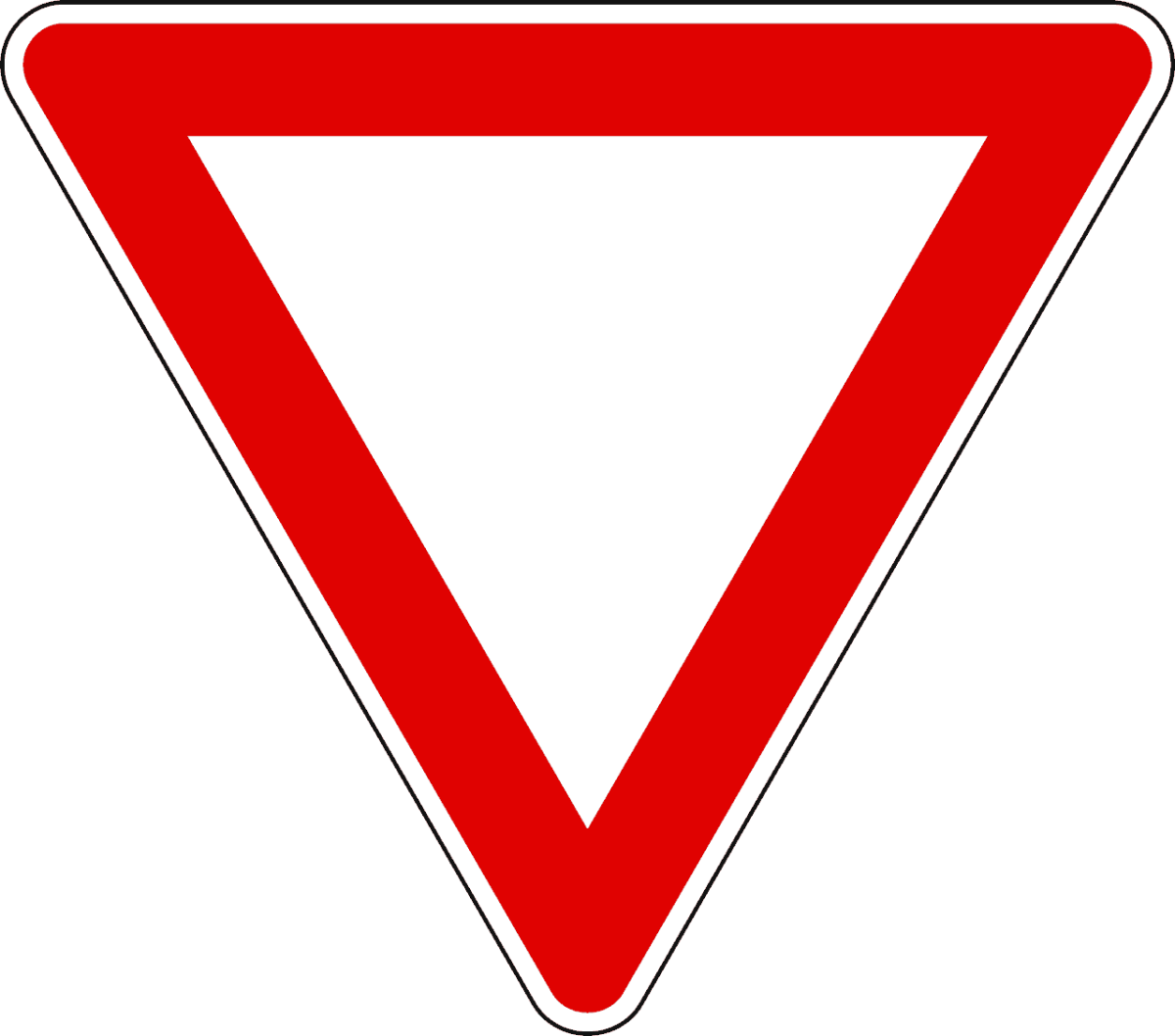 Знак приоритета Уступи дорогу