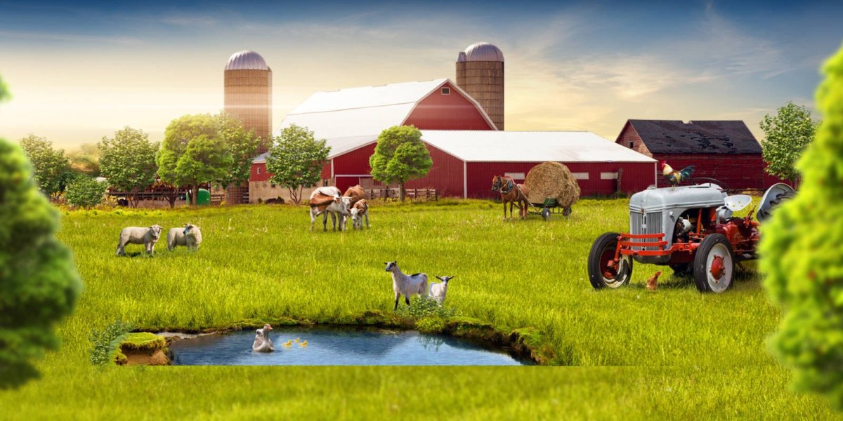 Смешной фермер