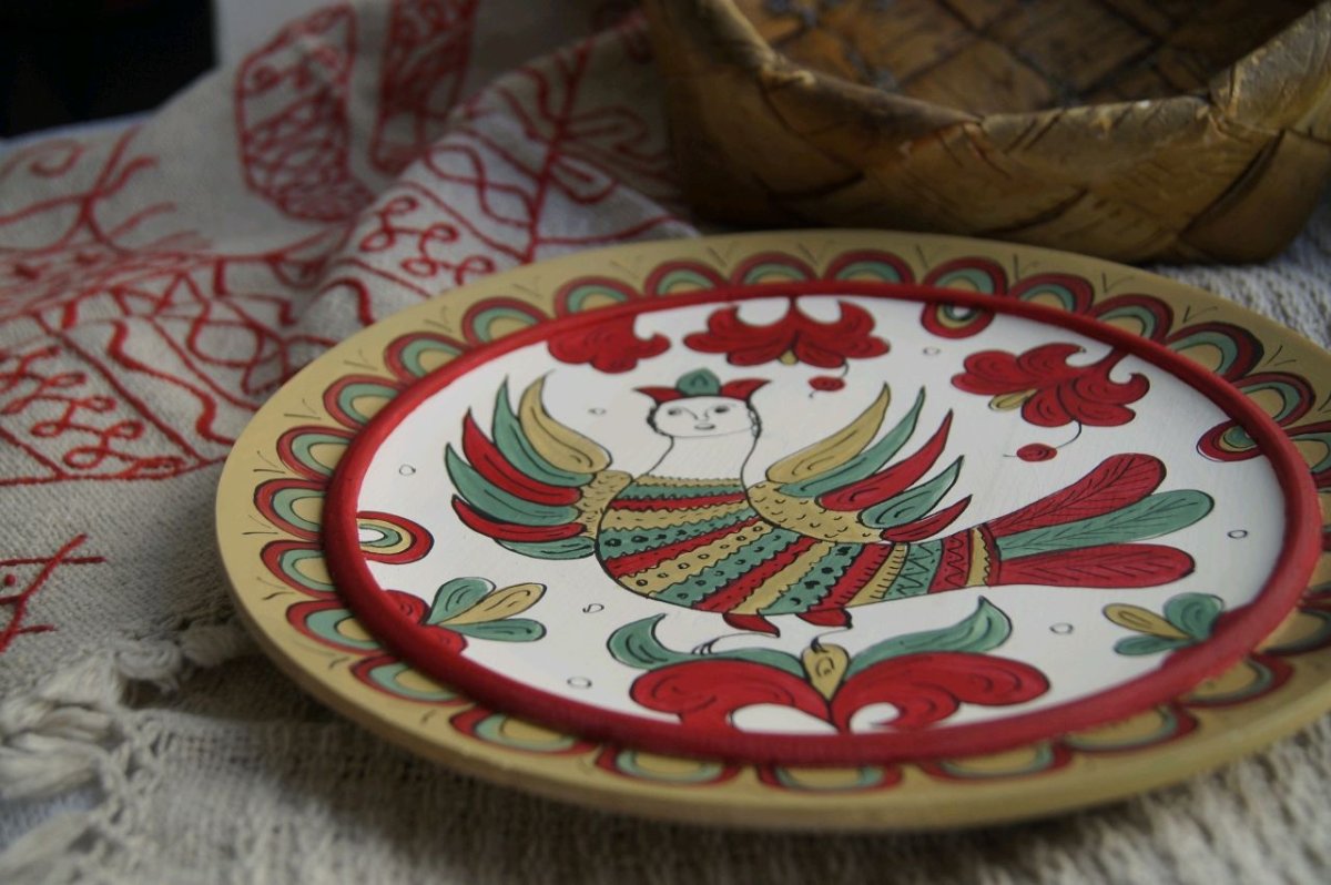 Узоры Северной Двины пермогорская роспись