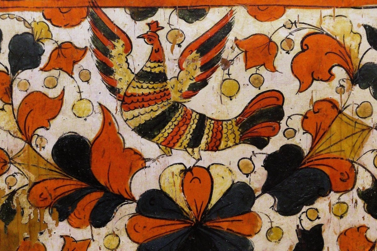 Северодвинская роспись ракульская