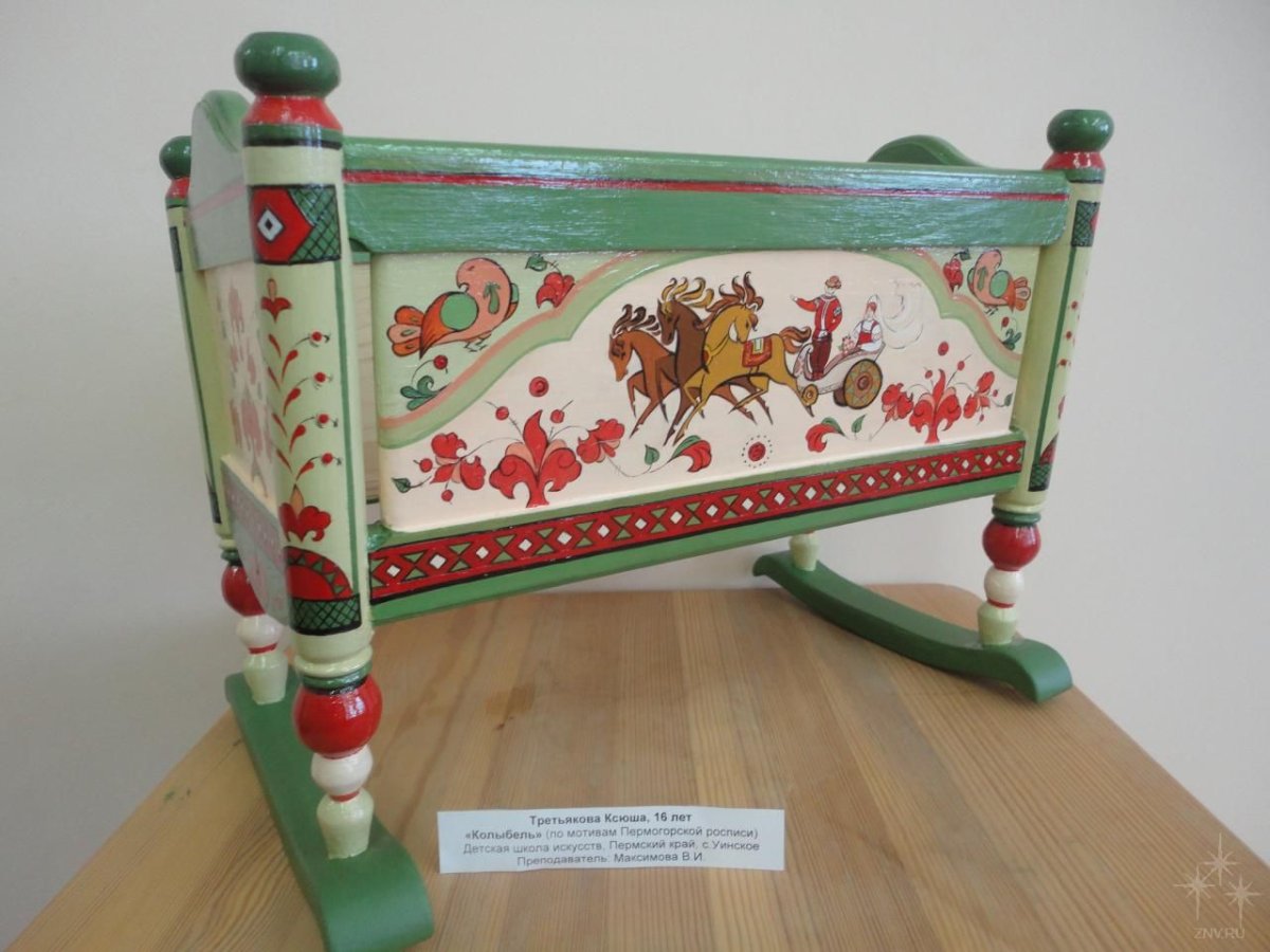 Северодвинская роспись шкатулка